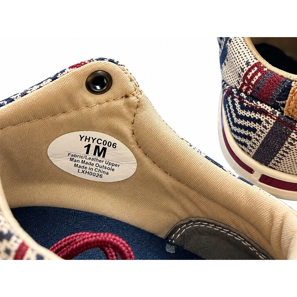 Twisted X Hooey Loper Dark Baja Aztec Slip On Shoes Youth 1M